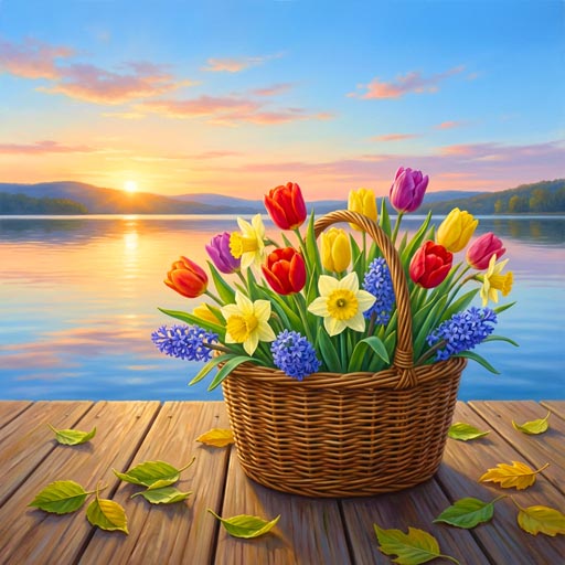 wicker-basket-colorful-tulips